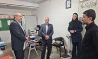بازدید معاون فنی معاونت بهداشت از مرکز خدمات جامع سلامت ولیعصر بومهن 