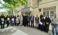 تجلی بخشداری مرکزی پردیس از کارکنان ستادی شبکه بهداشت و درمان شهرستان پردیس
