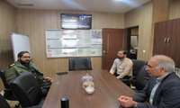 نشست فرمانده سپاه با مدیر شبکه بهداشت و درمان پردیس